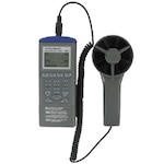 Multifunction Vane Thermo-Anemometer: Air Velocity, Temp, Humidity, BTU