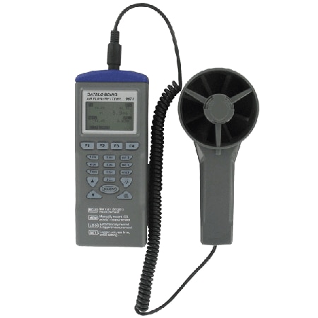 Multifunction Vane Thermo-Anemometer: Air Velocity, Temp, Humidity, BTU