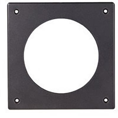 Flat aluminum bracket for flush mounting Magnehelic® gage. 6.8" x 6.0" x .1", .35 lb.