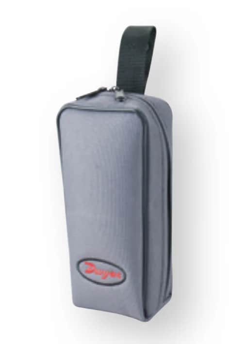 Carrying case for most manometers; tough, gray nylon pouch, double zippered with belt loop