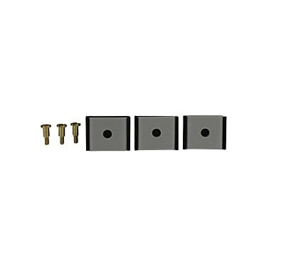 3-piece magnet kit for mounting Magnehelic® gage directly to a magnetic surface, 3.3 in x 1.7 in x 0.5 in, 0.20 lb