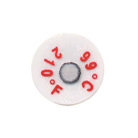 Bulls-Eye Non-Reversible Temperature Label