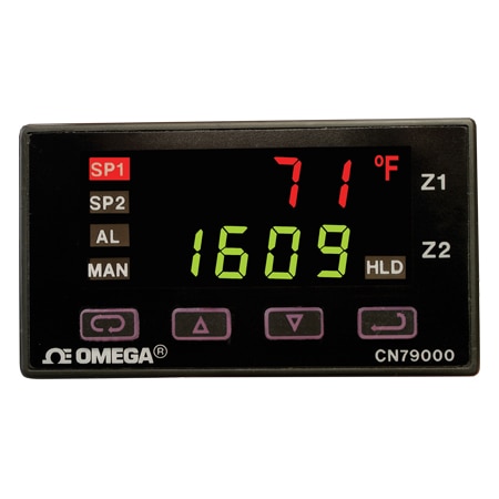 1/32 DIN Dual Zone Temperature Controller with Fuzzy Logic