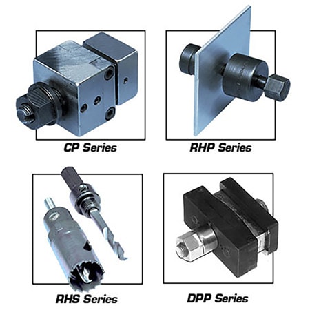 Panel Punches & Hole Saws for Temperature Connectors & DIN Meters