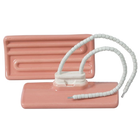 Curved Faced Ceramic Heaters 1420 °F Max and 0.5 kW Max