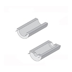 Semi-Cylinder Ceramic Heaters 2012 °F Max and 9.5 kW Max