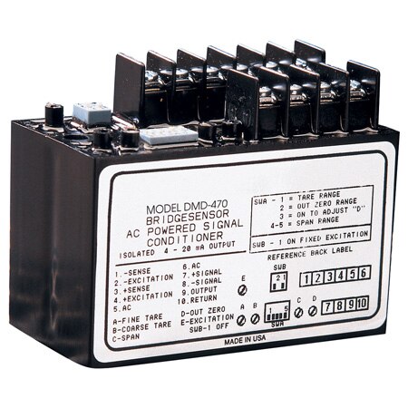 Isolated Strain Amplifier/Conditioner for Bridge-type Inputs