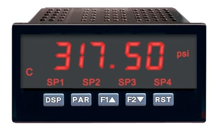 1/8 DIN Digital Panel Meters For Process Inputs