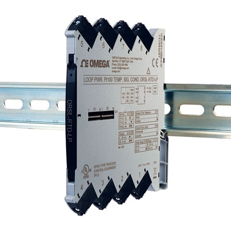 Non Isolated Loop Powered DIN Rail RTD Input Conditioner