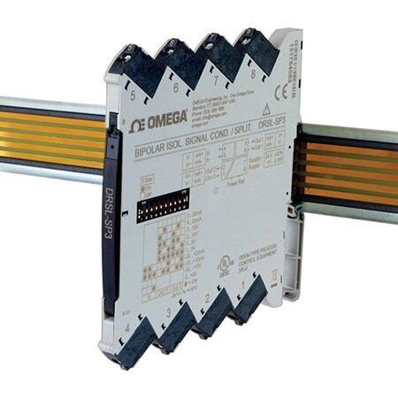 DIN Rail Isolated Repeater/Splitter for Bipolar Process Signals