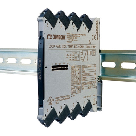 DIN Rail Temperature Loop Powered Signal Conditioner