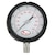 Dampened Process Gage, 0-20,000 psi, ±0.5% Accuracy, Dual Scale, 316L SS