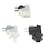 Compact Mini Pressure Switches, High Current, Snap-Action, Nylon Housing