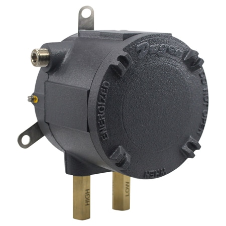 ATEX/IECEx Compact Low Differential Pressure Switch, 0.07-20 inH2O