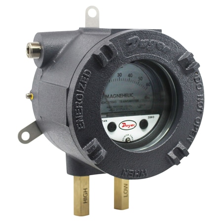 ATEX/IECEx Magnehelic® Differential Pressure Transmitter – 4-20 mA
