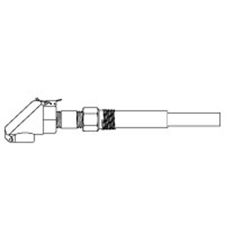 Temp Sensor Assemblies w/ Thermowells, 316 SS Sheath, Various Heads