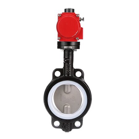 Butterfly Valves with Cartridge Seat for Low Torque Seal, Gas/Liquid Control