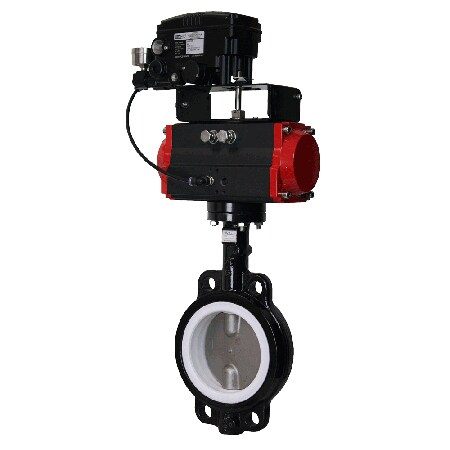 Butterfly Valves with Cartridge Seat for Low Torque Seal, Gas/Liquid Control