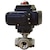 3-Way Brass Ball Valve, Blowout Proof Stem, PTFE Seats, Actuators