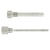 Thermowell, 4" length, 1/4" NPT internal connection, 1/2" NPT external connection, 304SS.