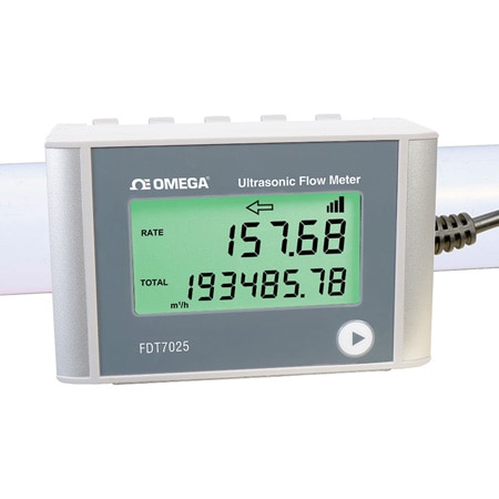 Clamp-On Transit Time Ultrasonic Flow Meter For Clean Liquids