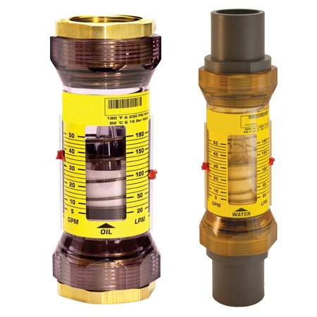 Easy-view Flow Meters For Water and Oil With Optional Alarm Modules