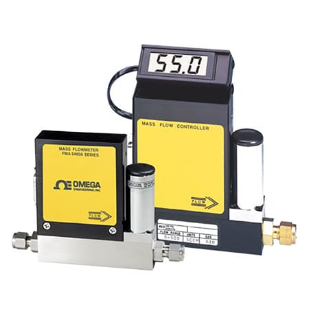 Gas Mass Controllers With or Without Integral Display