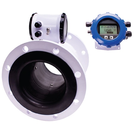 3" Flanged Magnetic Flow Meter w/ Remote Display, Pulse Output, AC Power 50Hz