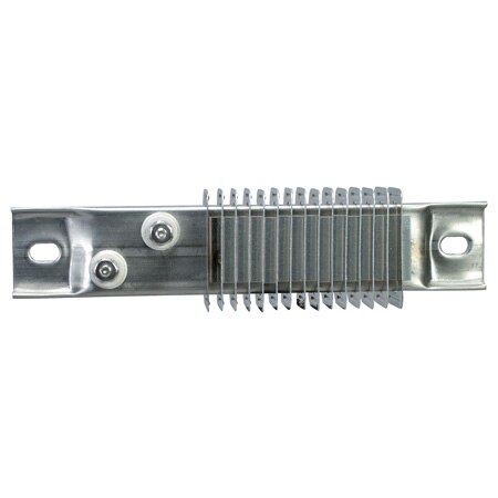 Finned Stainless Steel Strip Heater Diagonal Terminals 800 °F