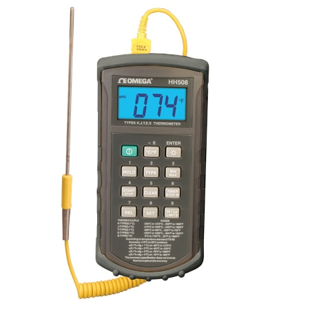 1 & 2 Channel K & J Thermocouple NEMA-4X Temperature Meter