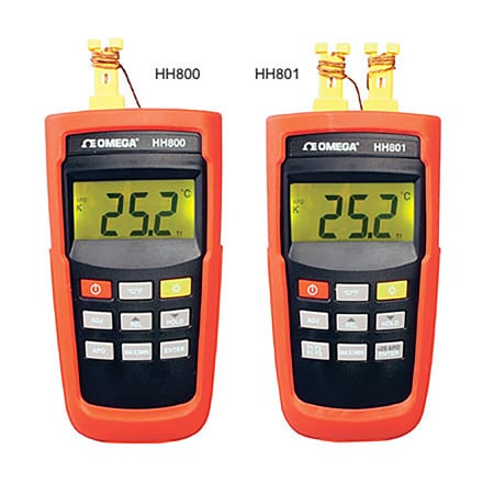 1 & 2 Channel K & J Thermocouple Types Temperature Meter