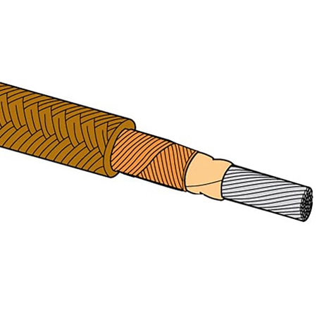 Heater Wire, Low Outgassing Fiberglass over PFA Insulation