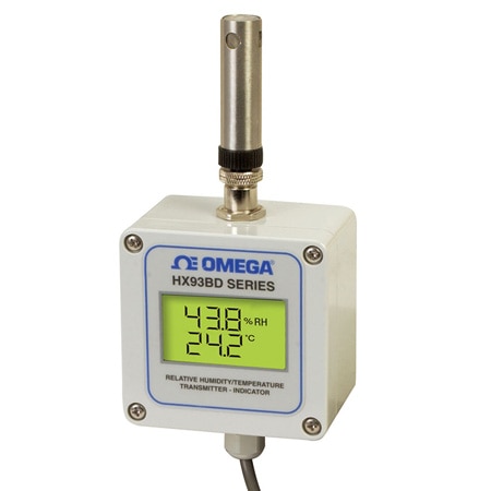 Temperature/Relative Humidity Transmitter w/ Display & Probe