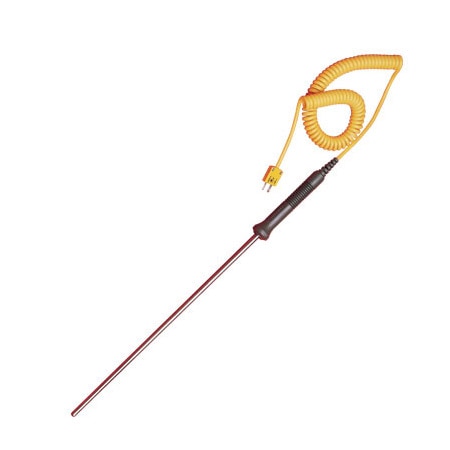 Handheld Thermocouple Probes with Fixed Length or Retractable Cable