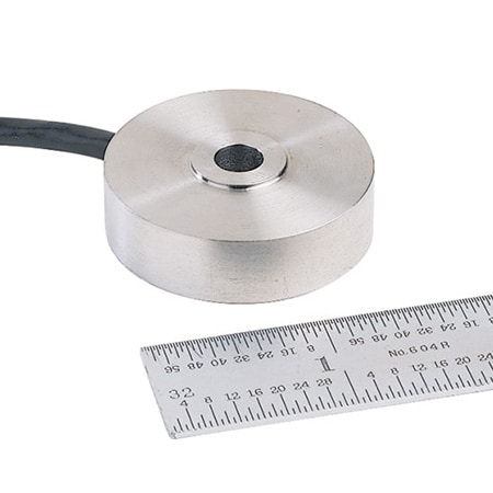 Miniature Compression Load Cell with Threaded Center Hole