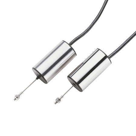 Miniature DC Displacement Transducers with Delrin Bearings