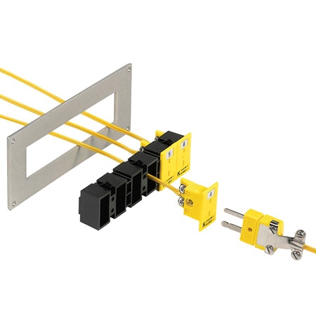 Snap Strips for Mounting Miniature Thermocouple Panel Jack Connectors