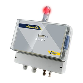 Wall-mounted Zirconia Oxygen Analyzer with Integrated Audio-visual Alarms