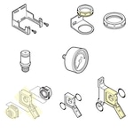 Norgren Excelon® Modular System Accessories, mounting brackets, gauges