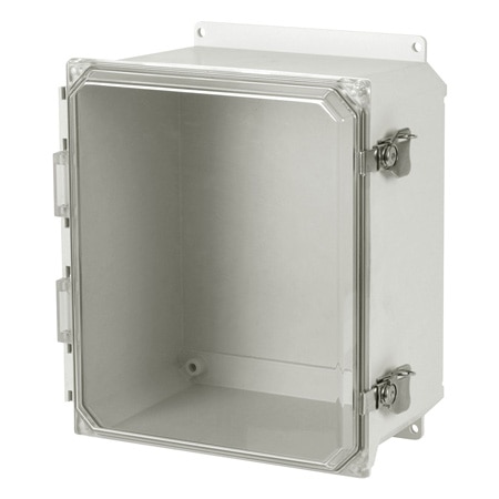 Fiberglass Enclosure Solid/Clear Cover, NEMA3R/4X Indoor/Outdoor