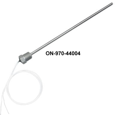 Immersion Thermistor Probes with 1/8 in NPT Fitting & Lead Wire