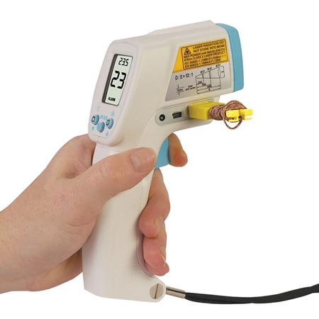 -35 °C to 500 °C Infrared Thermocouple Thermometer