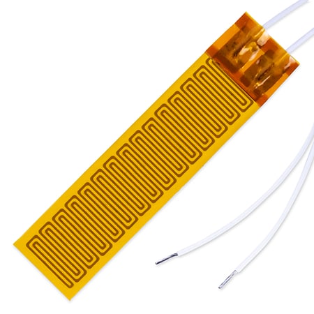 Polyimide Flexible Heater with Polyimide Strain Relief