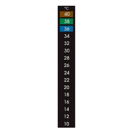 7 or 16 Label Reversible Liquid Crystal Strips up to 100°C