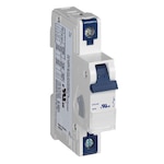 DIN Rail Mount Circuit Breakers, 17.5 mm (0.69 in) Width per Pole