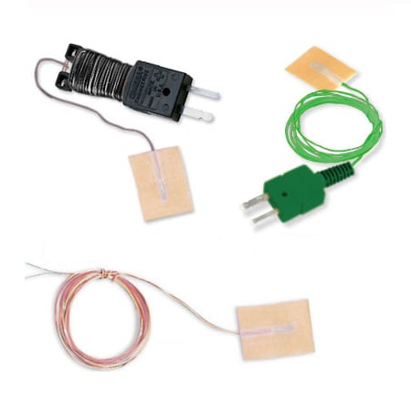 Self-Adhesive Polyimide Fast Response Surface Thermocouples, IEC Color