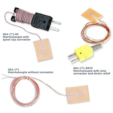 Thermocouples de surface montés