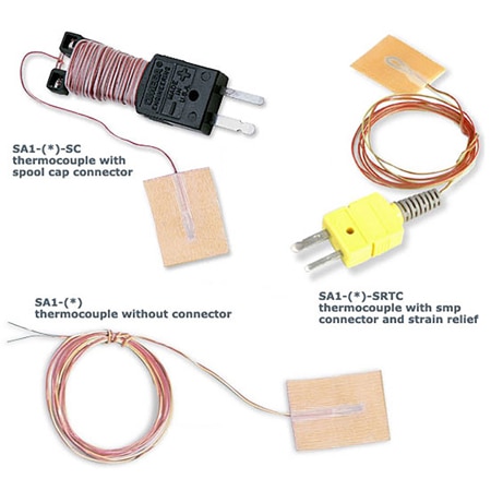 Self-Adhesive Polyimide Fast Response Surface Thermocouples