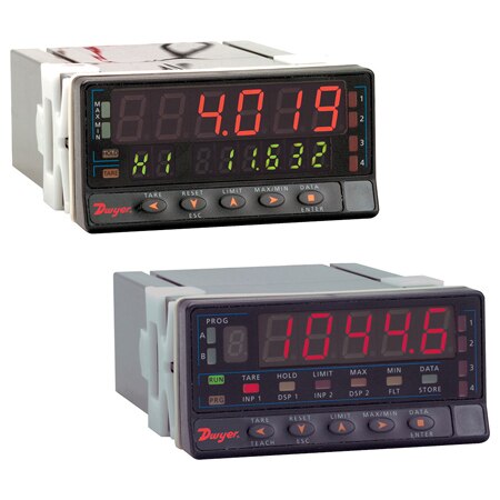 Digital Panel Meters for Analog Inputs, 555 readings/s, Data Hold & Tare