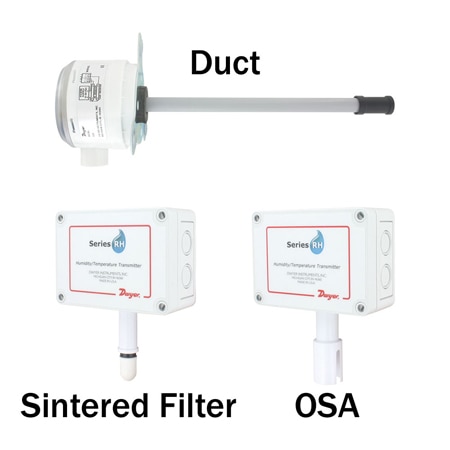 Wall Mount Humidity, Temp & Dew Point Transmitter - Capacitive Sensor